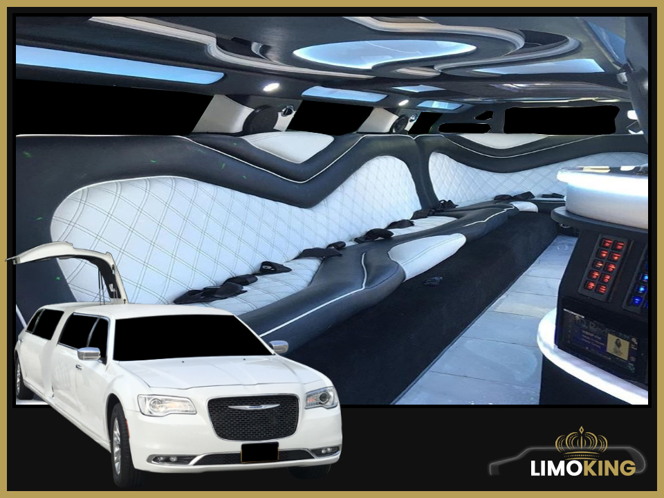 Chrysler 300 White Limo Rentals in Long Island, NYC