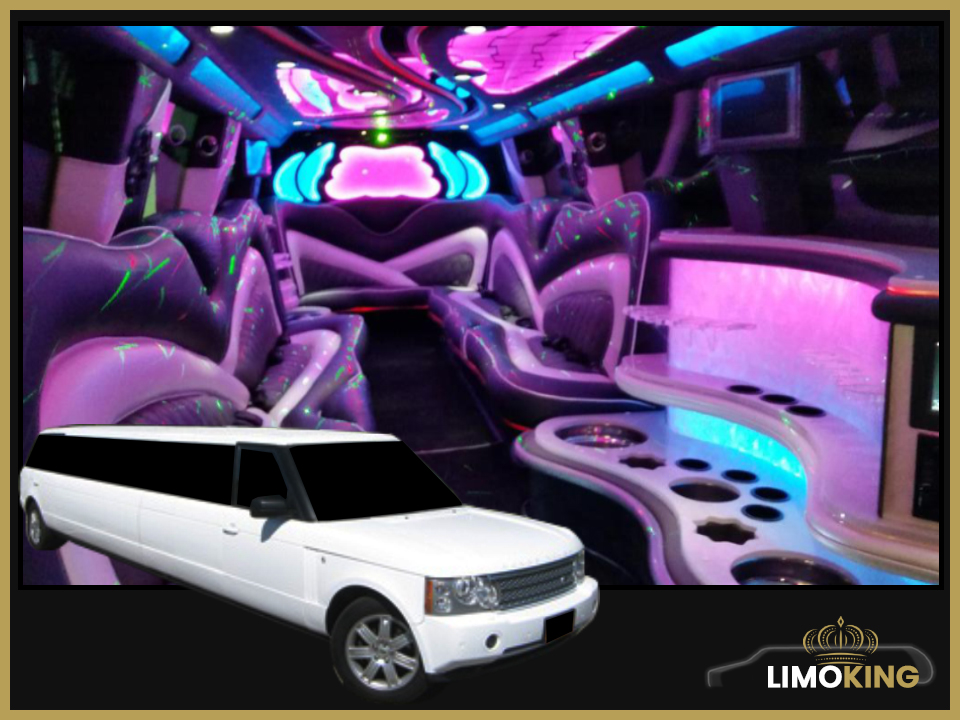 Land Rover Range Rover White Limo Rental in Long Island, NYC